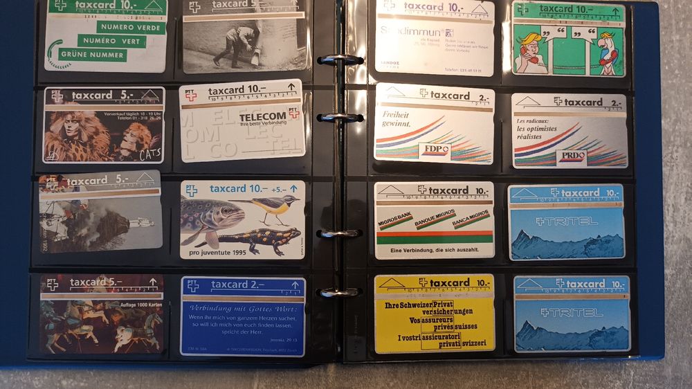 Cartes de téléphone: 134 Stk.Telefon und Taxcards – D'occasion à chur par erika025 7