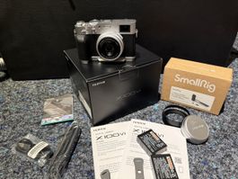 Fujifilm X100VI silber neuwertig mit Zubehör