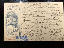 Becker Maggetti Minusio 1898 !!!