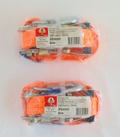 2 Spannset mit Ratsche und Karabiner 35 mm / 6 Meter 2000 Kg