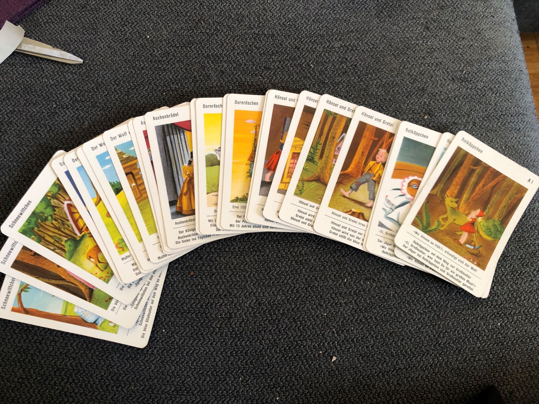 Giochi: ANTIKES QUARTETT SPIEL MIT MÄRCHEN – Usato da basel venduto da Lastcall