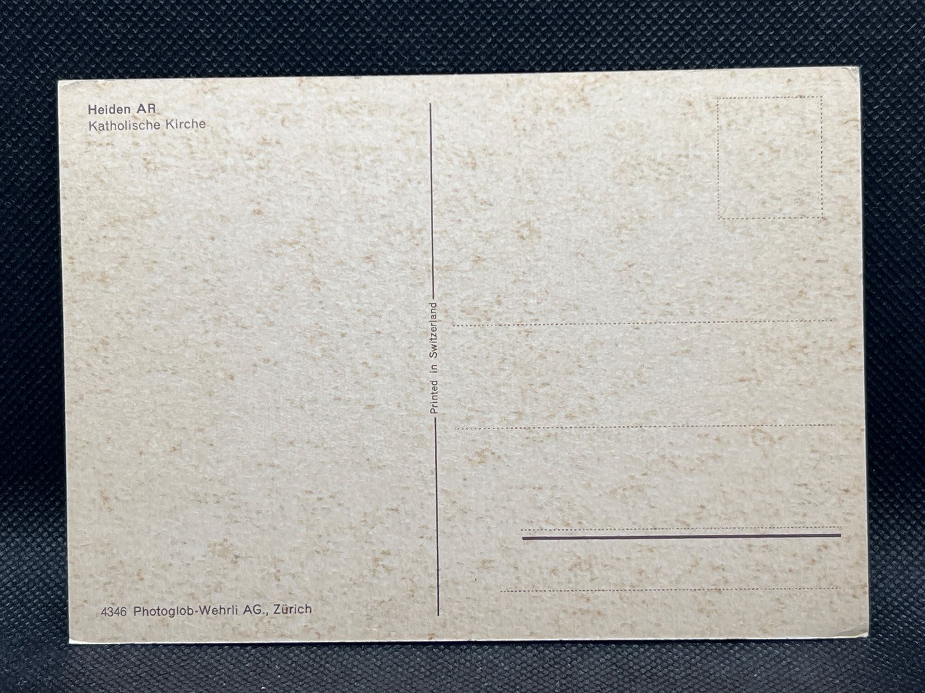 Cartoline postali: Heiden AR Katholische Kirche – Usato da Widnau venduto da Brusi9 1
