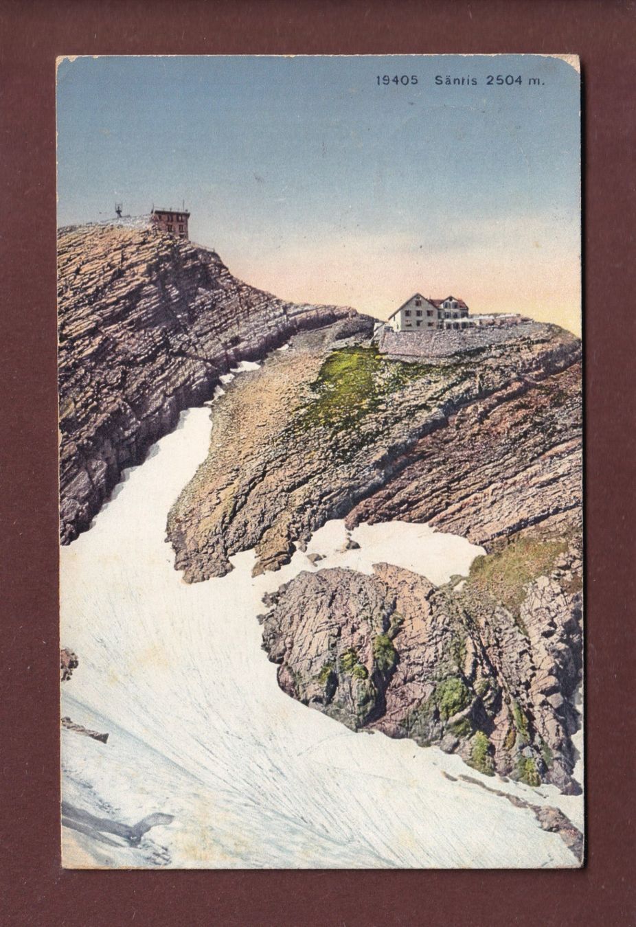 Cartoline postali: SÄNTIS - 1921 – Usato da Pully venduto da nicecards