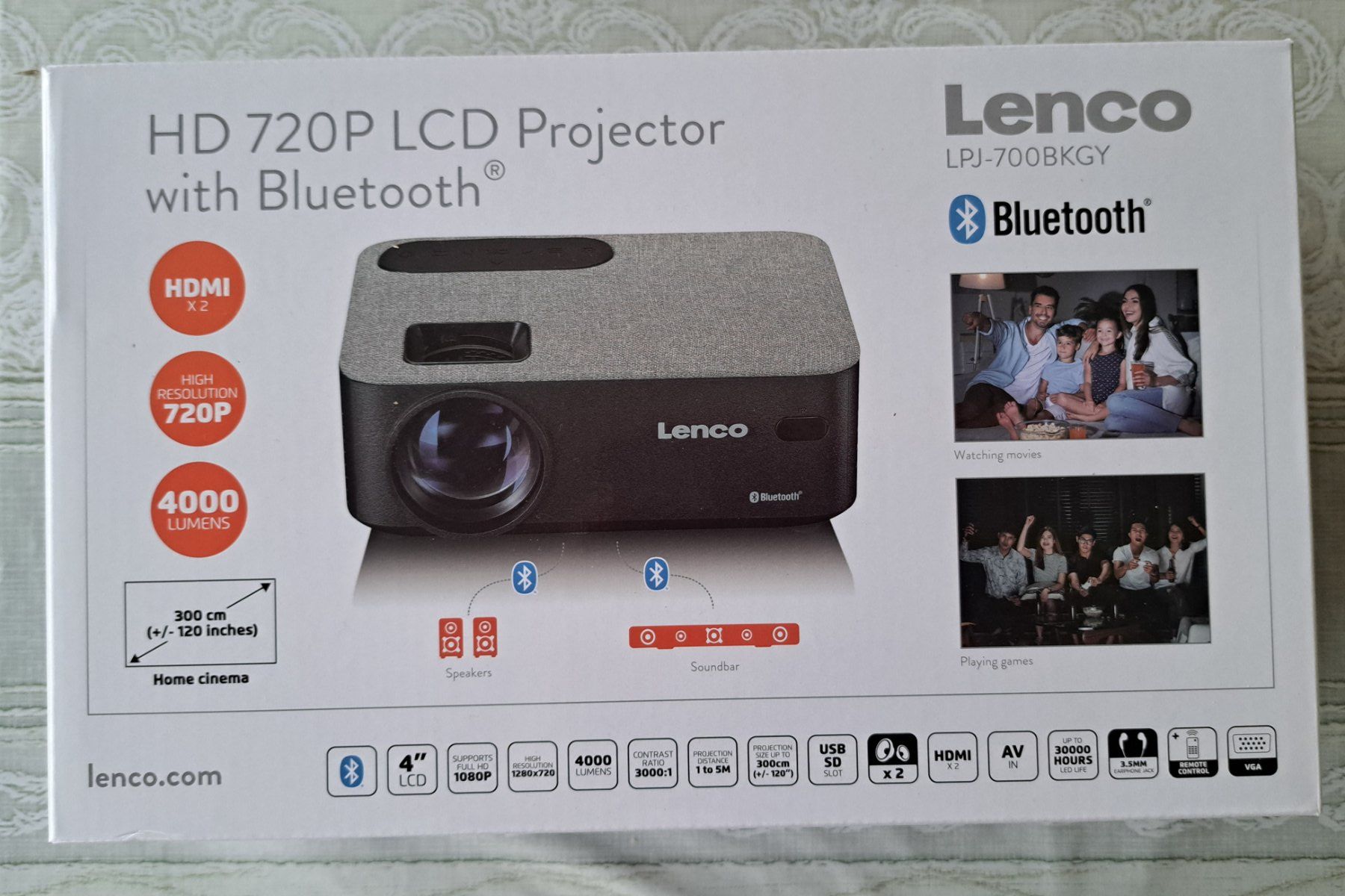 Lenco Vidéoprojecteurs: LCD Projecteur LENCO – Neuf (Voir description) à Broc par mide47