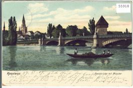 Konstanz - Rheinbrücke mit Münster