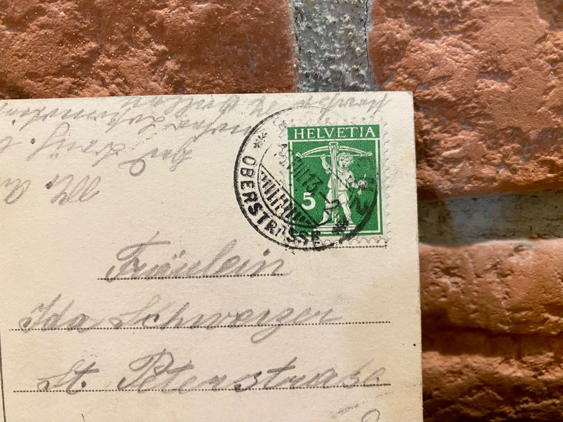 Cartoline postali: 1913 St. Gallen Klosterkirche – Usato da Root venduto da ENGLAND-TREASURES 3