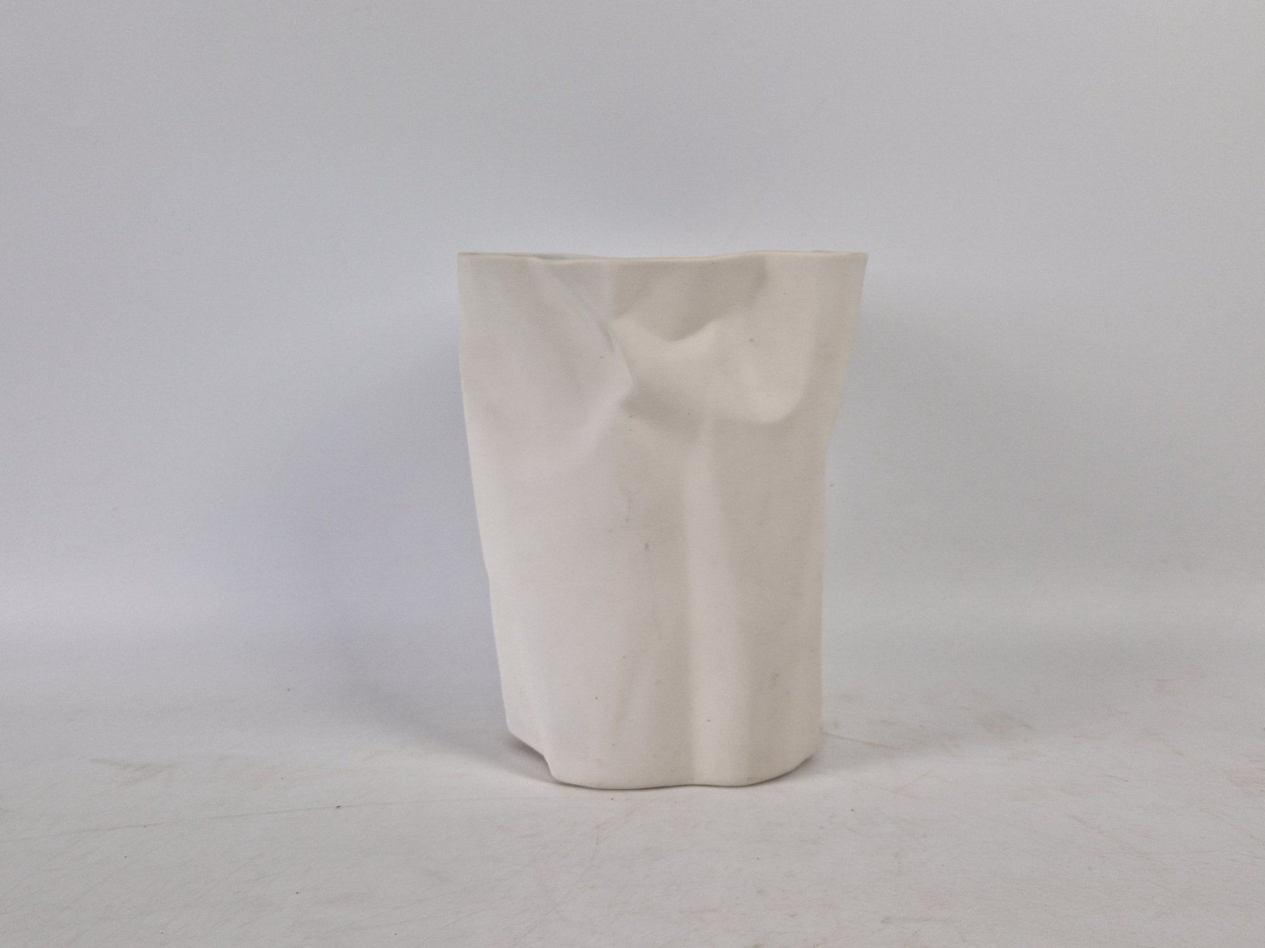 Vasen & Gefässe: Blumenvase, weiss – Gebraucht aus Muhen von Restwert_Muhen 3