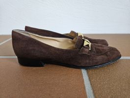 PARLANTI Wildleder Loafer Gr. 39, Braun