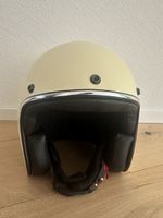 Motorradhelm Jethelm Vintage Creme Modell VJ01 Grösse M