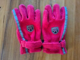 Kinder Handschuhe Crew Division rot Gr. 5-7 J. gebraucht