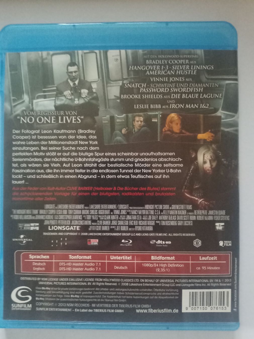 Tutti i DVDs: Midnight Meat Train Blu-ray FSK18 – Usato da Tann venduto da Veebee6 1
