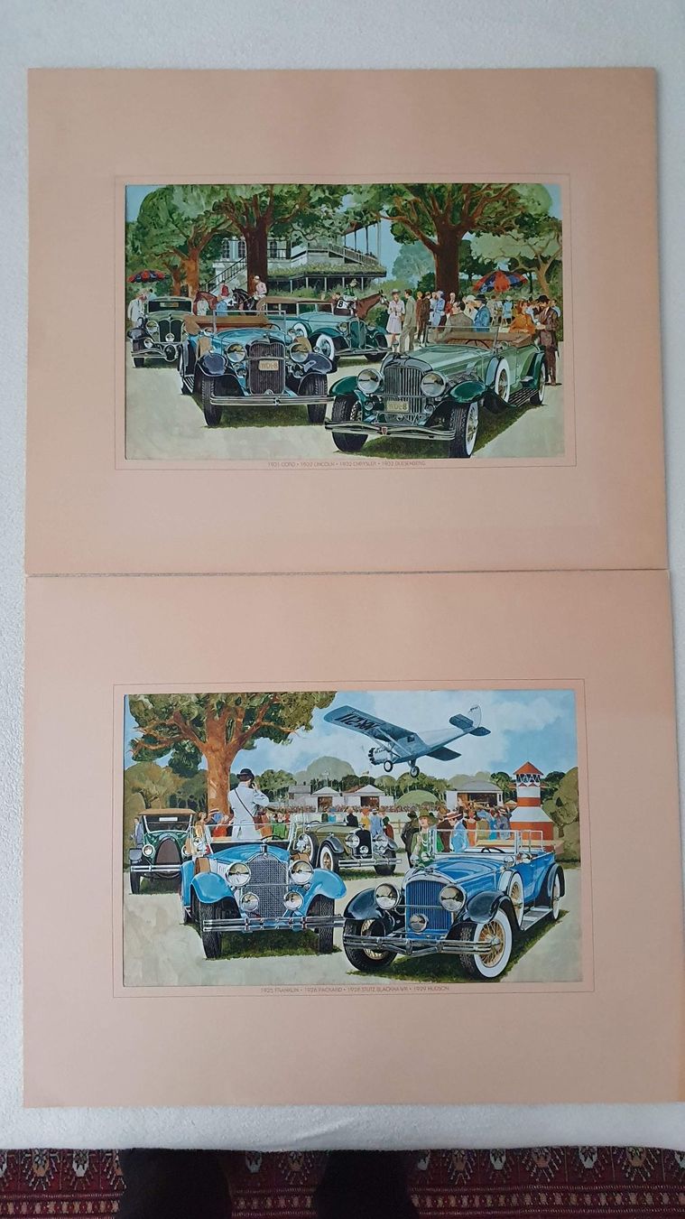 Foto & Immagini: 2 Foliendrucke Duesenberg ,Packard. ***SCHNÄPPCHEN*** – Usato da Dietlikon venduto da Justus4