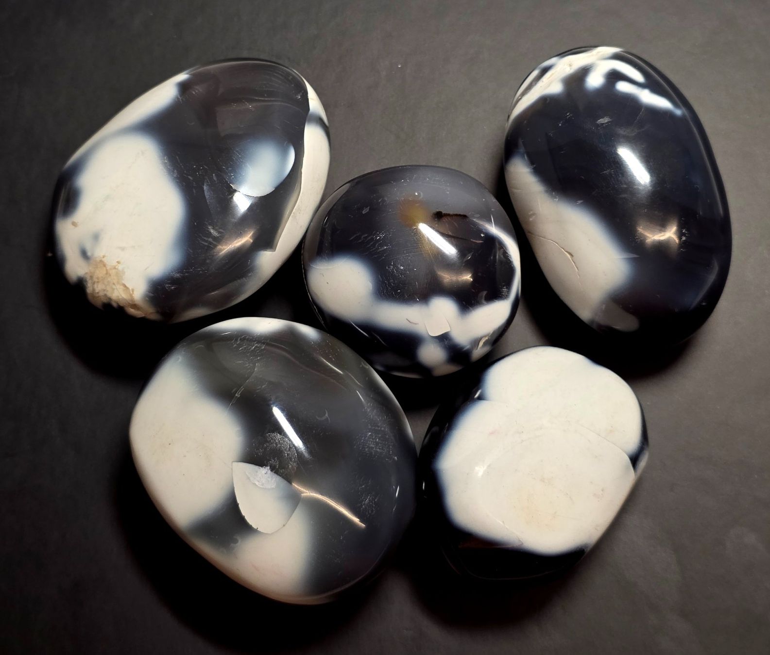Minerali & Pietre curative: 5 Orka Achat Handschmeichler 536g – Nuovo e nell'imballaggio originale da Matzingen venduto da Shay_Crystalz 1