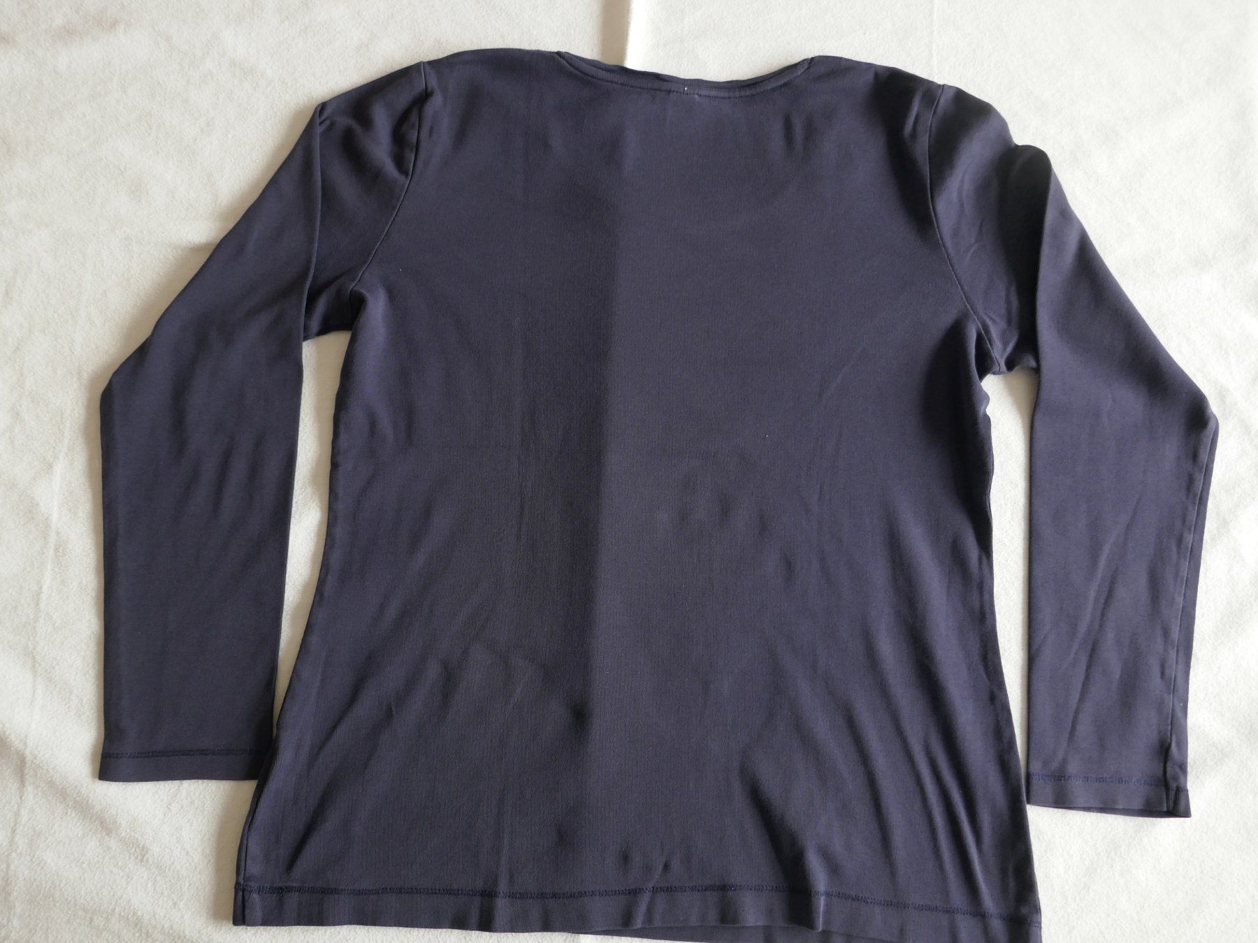S.Oliver T-Shirts: S.OLIVER  Langarmshirt mit Print - dunkelblau – Gebraucht aus Volketswil von Cobra22 1