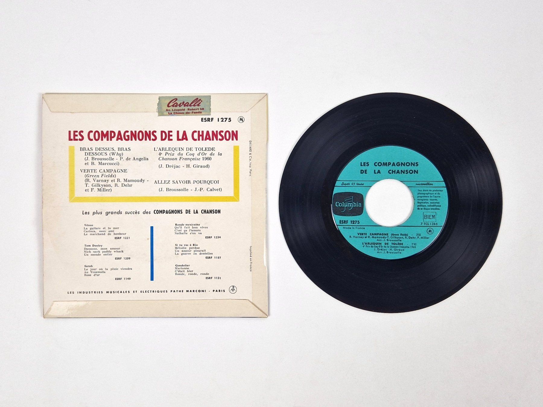 Dischi in vinile: Les Compagnons de la Chanson 2x Vinyl 7" Sammlung – Usato da Basel venduto da Restwert_Basel 4