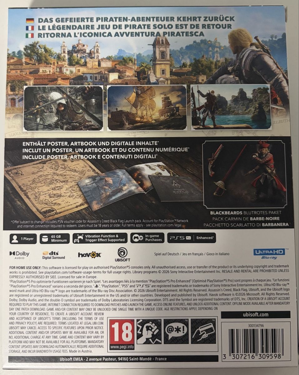 Spiele: ASSASSINS CREED: BLACK FLAG RESYNCED - LAUNCH EDITION – Neu (gemäss Beschreibung) aus Affoltern am Albis von nioreh1 1