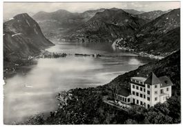 Serpiano, Kurhaus, gelaufen 1959