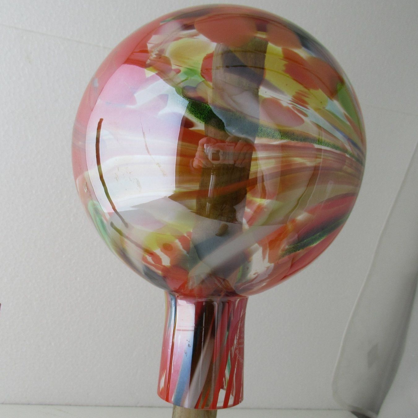 Verres: 15 CM GARTENKUGEL TRANSPARENT ROT - BUNT – Neuf (Voir description) à Stein am Rhein par Vitrum8260 1