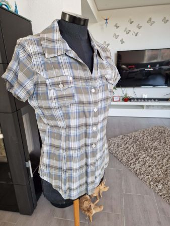 Leichte Bluse in Karo-Muster