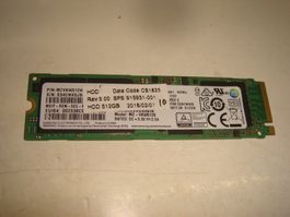 1 stück 512gb m.2 nvme ssd. Samsung. Details siehe Bildern.