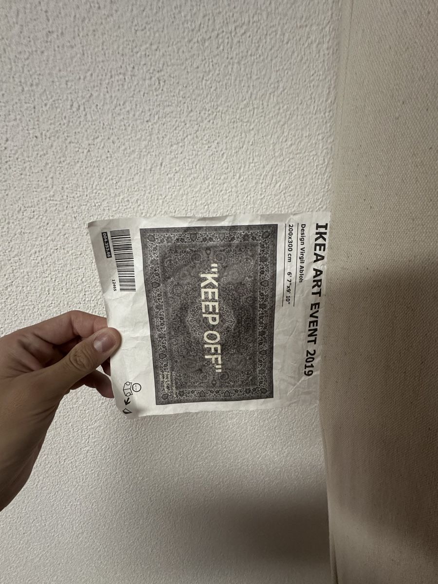 Tappeti: Ikea Virgil Abloh Teppich "Keep Off" - Rarität! – Nuovo (secondo la descrizione) da Oensingen venduto da Sufere 2