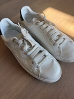 Louis Vuitton Sneaker weiss Leder Monogram gebraucht