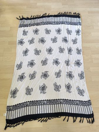 Sommer-Tuch mit Schildkröten-Motiv