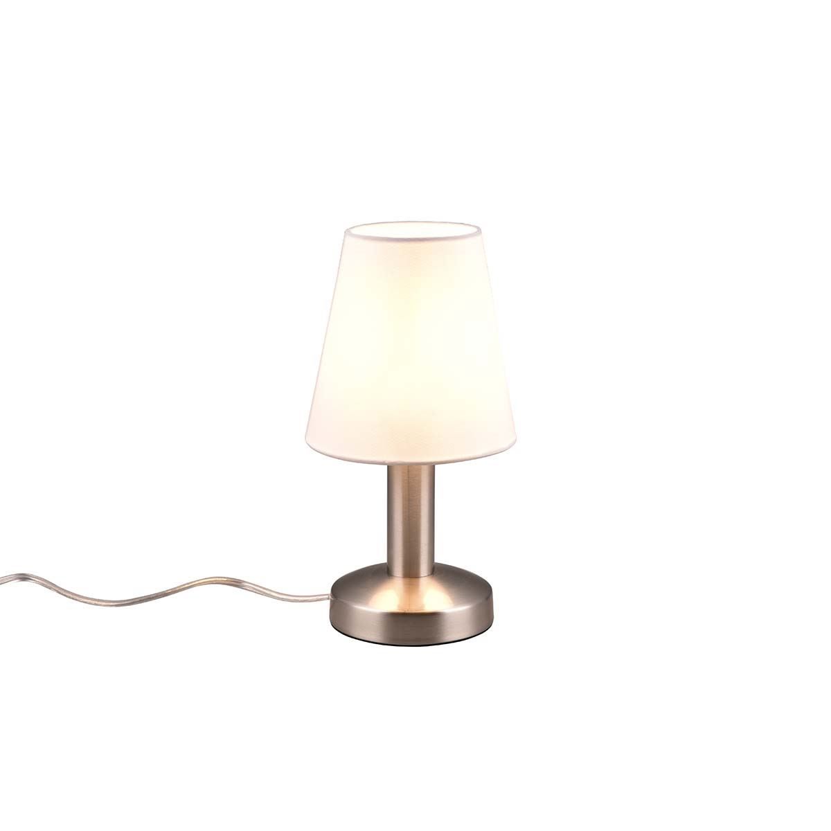 Lampade: Tischleuchte, Stoffschirm, 24 cm Höhe – Nuovo (secondo la descrizione) da Kreuzlingen venduto da Smart-Light 4