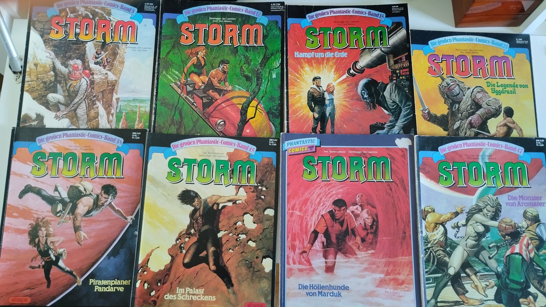 Fumetti: EHEPA PHANTASTIC COMICS STORM 8 BÄNDE – Usato da Basel venduto da Bal-Sagoth