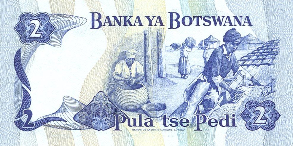 Banconote: Botswana 2 Pula 1982 P-7b UNC – Nuovo (secondo la descrizione) da Schliern b. Köniz venduto da pizzitaxi 1