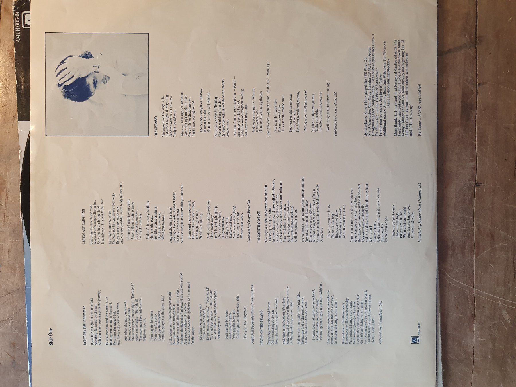 Dischi in vinile: LP Chris De Burgh The Getaway – Usato da Zürich venduto da loosebone 3