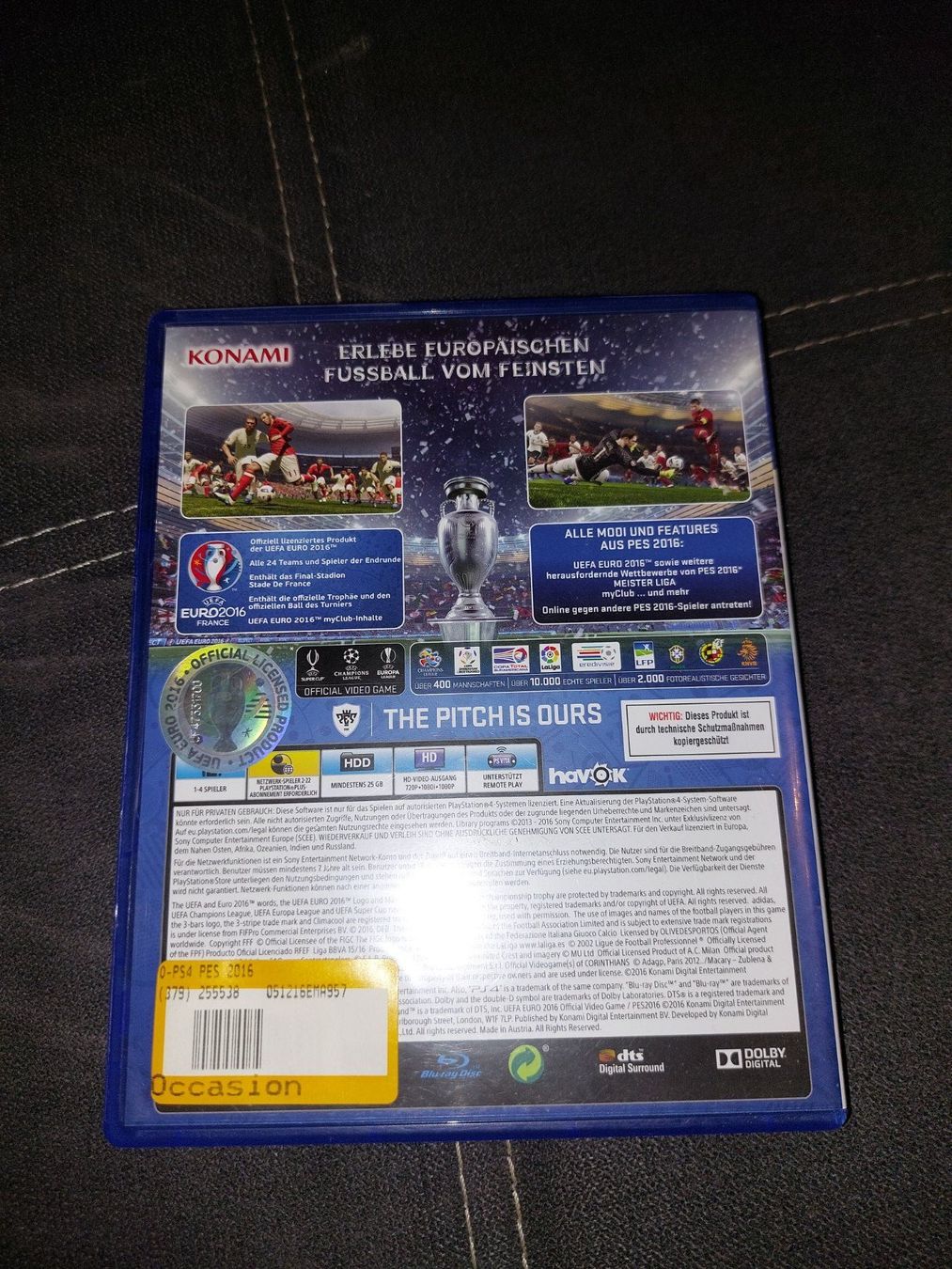Sony Giochi: Uefa Euro 2016/ PES 2016 PS4 – Usato da Schenkon venduto da 1996234 1