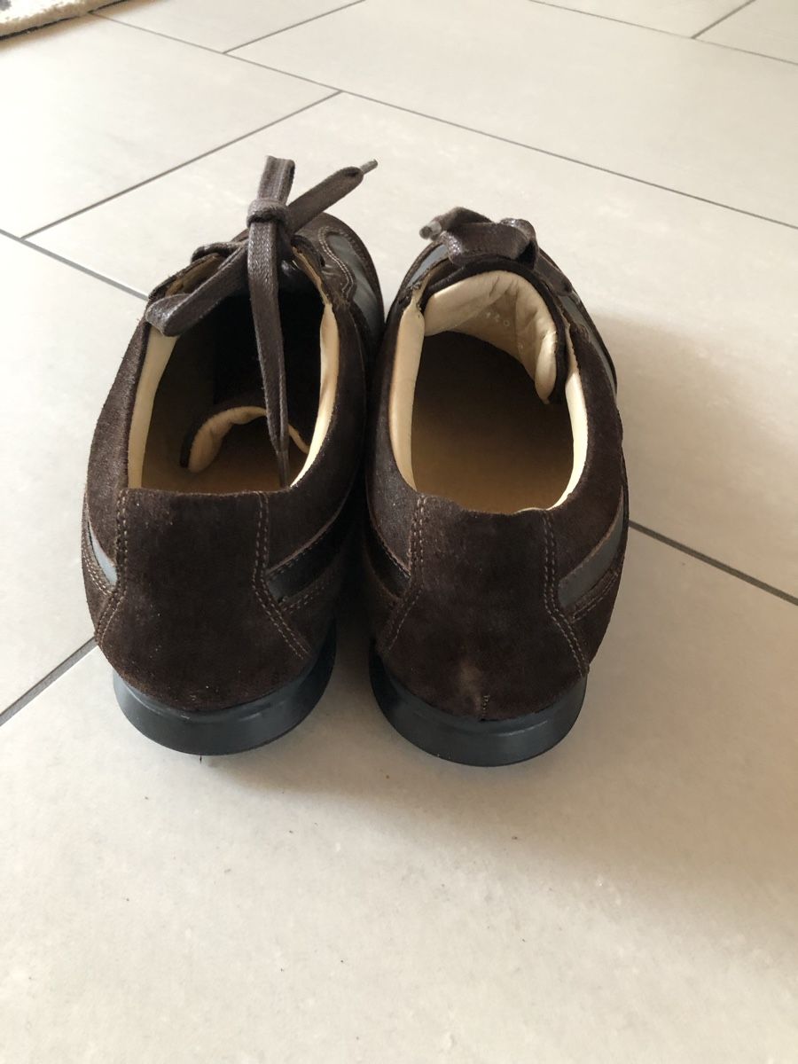 Navyboot Herrenschuhe: Navy Boots Echtleder Schuhe Gr. 42 – Neu (gemäss Beschreibung) aus Domat-Ems von  4
