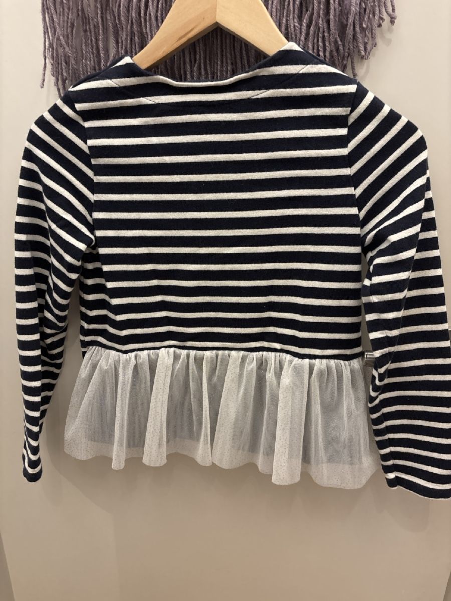 Petit Bateau Maglioni & Felpe: Petit Bateau Pullover, Gr.152, gestreift mit Tüll – Usato da St. Gallen venduto da heartbug 3