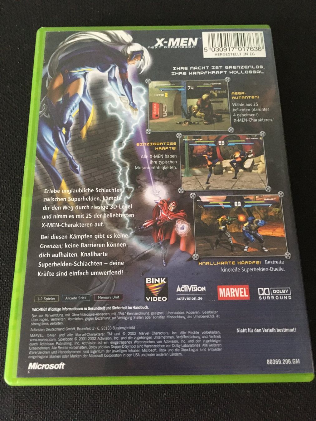 Microsoft Giochi: X-Men next Dimension für Xbox – Usato da St.Gallen venduto da sjosjo 1