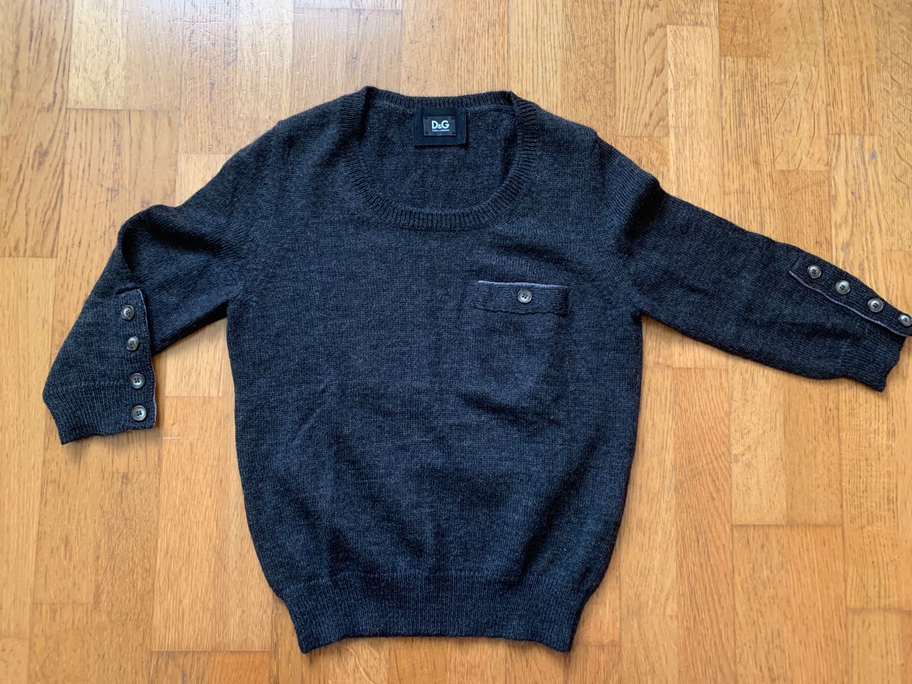 Dolce & Gabbana Pullover & Sweatshirts: DOLCE & GABBANA Damen Pullover anthrazit Gr. 40 (IT 46) – Gebraucht aus Wettswil von cipollina71 1