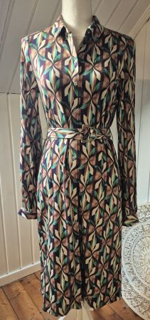 DESOTO 💚🤎💜 retro couture  kleid  Grösse 36