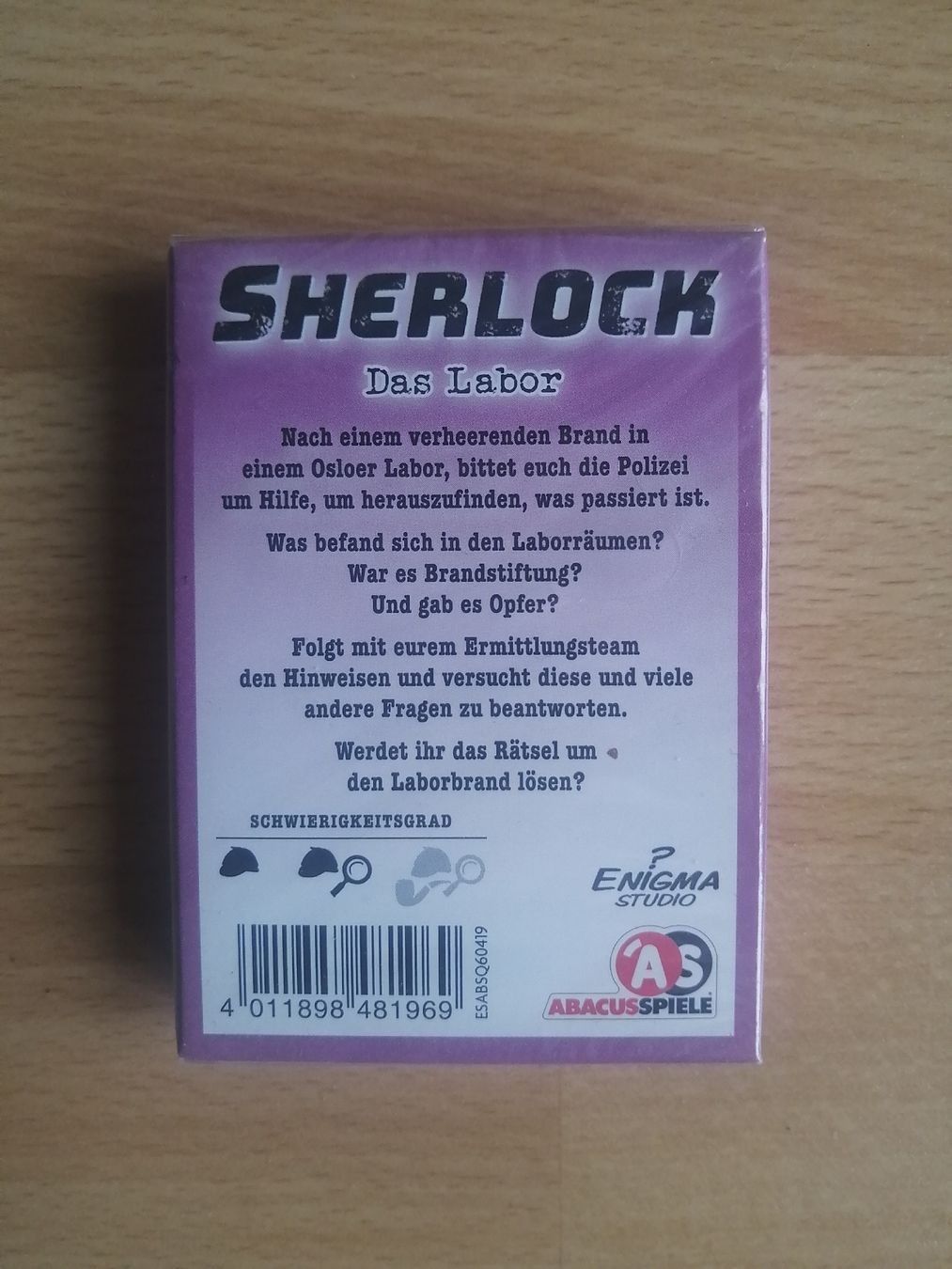 Giochi: Sherlock - Das Labor – Nuovo e nell'imballaggio originale da Hägendorf venduto da Fiooo 1