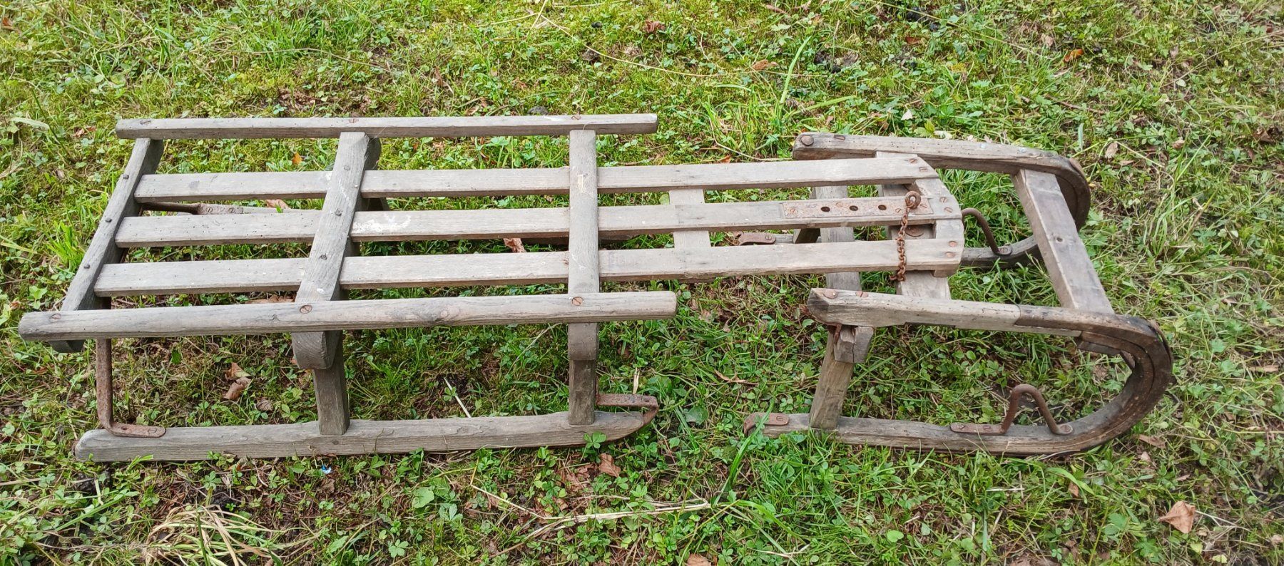 Slitta: Holzschlitten, Antiker Bop – Difettoso da Bilten venduto da Archiv55