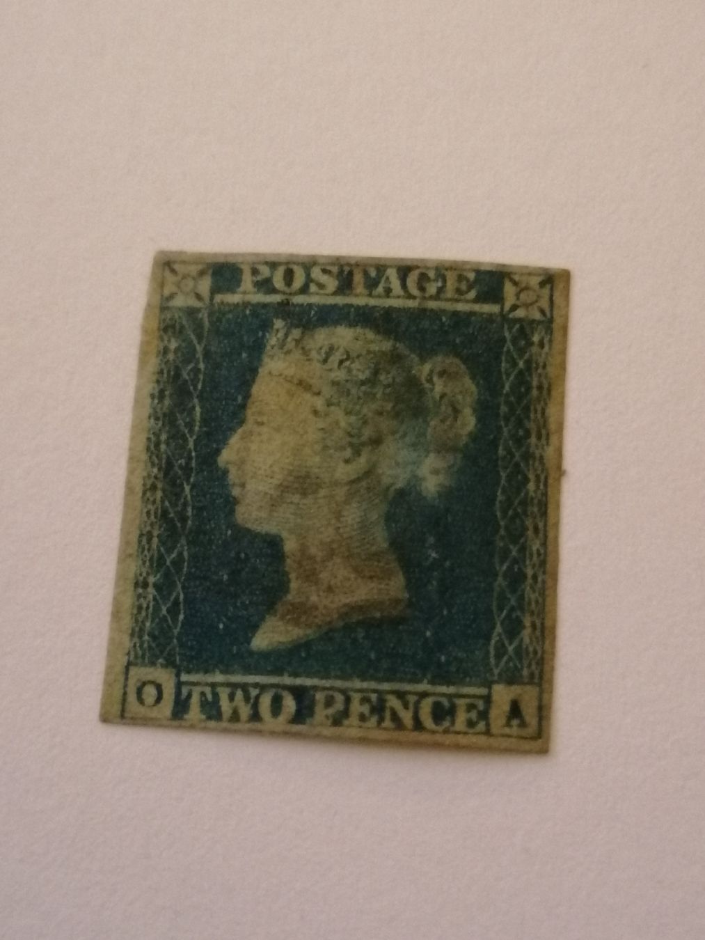 Tous les timbres: Two pence blue 1841, Platte 4 – D'occasion à Happerswil par tschergi