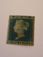 Two pence blue 1841, Platte 4
