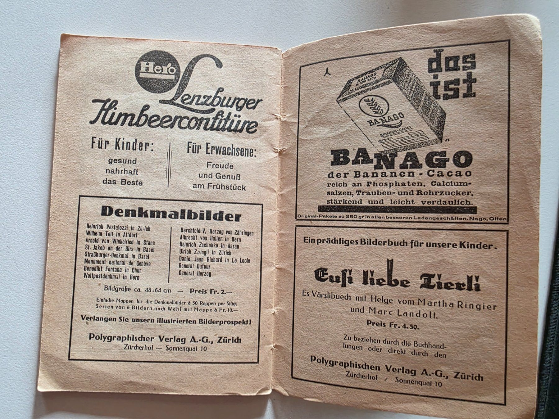 Calendari: Schweizerischer Tier Schutz Kalender 1929 – Usato da Walterswil BE venduto da Lonitti 6