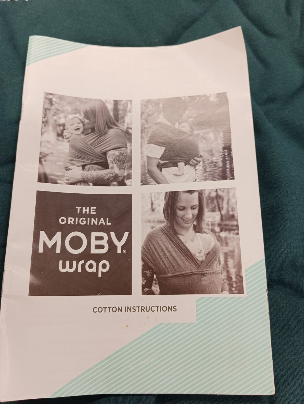 Moby Wrap Bauch- & Rückentragen: Tragetuch Moby Wrap / grün – Gebraucht aus Schöfflisdorf von kin_2dp9 1