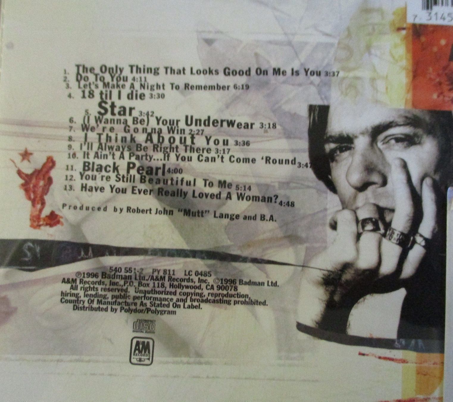 CDs: Bryan Adams CD – Gebraucht aus Flumenthal von novbra 1