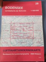 Bodensee Landeskarte Schweiz 1:100'000, Topographische Karte