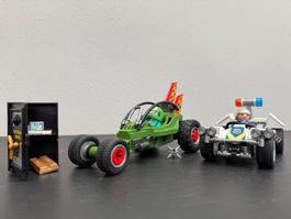Playmobil City Action - 2 aufziehbare Autos - Flucht/Polizei