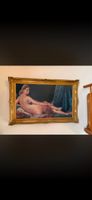 Bild J.A. Dominique Ingres Die Odaliske mit Goldrahmen
