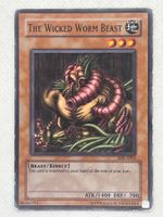 Yu-Gi-Oh! Karte: The Wicked Worm Beast - Selten! Top