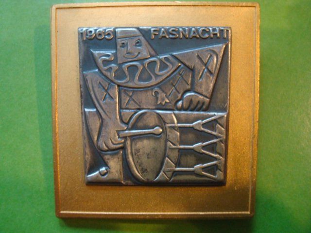 Placchette & Badge: Plakette, Gold - 1965 – Usato da Riehen venduto da Baerewaegli