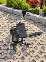 Rollator klappbar mit Sitz und Tasche gebraucht schwarz